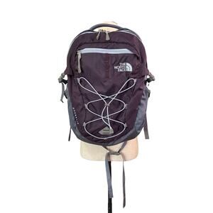 The North Face Borealis Backpack Purple Gray Laptop Hiking School Bag